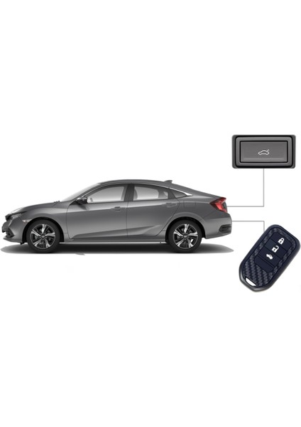 Honda Civic Fc5 Elektrikli Bagaj Sistemi (2016-2021)