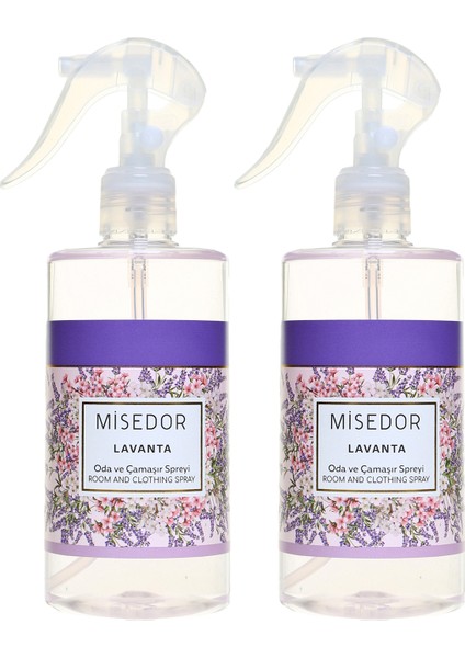 2 li Set Lavanta Oda Kokusu ve Çamaşır Parfümü 330 ml