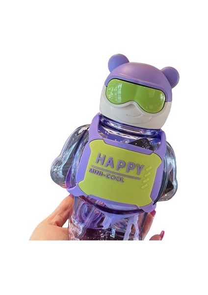 Raffles Shop 800 ml Karikatür Ayı Büyük Kapasiteli Su Şişesi (Yurt Dışından)