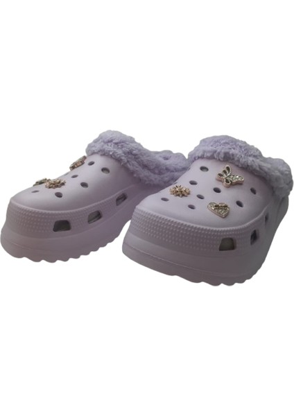 Kadın Taşlı Pudra Içi Peluş Eva Terlik AKB320-110 fiyatları