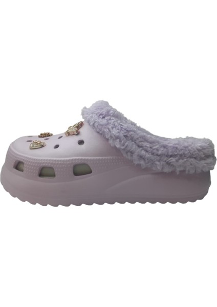 Kadın Taşlı Pudra Içi Peluş Eva Terlik AKB320-110 modelleri