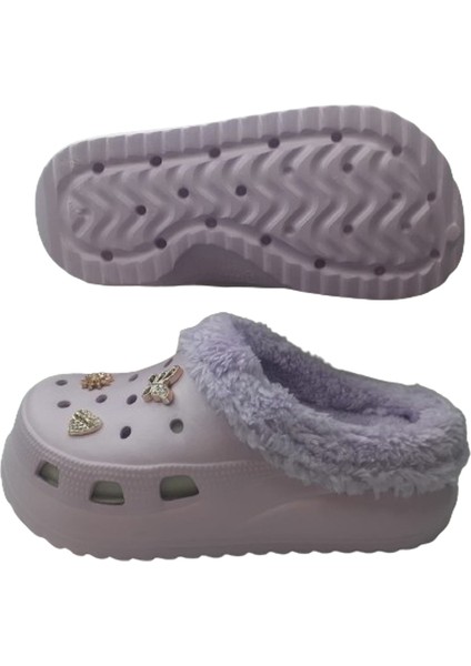 Kadın Taşlı Pudra Içi Peluş Eva Terlik AKB320-110 indirimleri