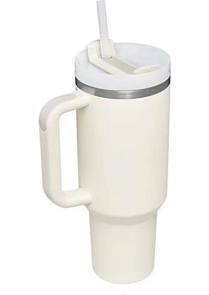 Shun Shop 40OZ Sapır Kupa 314 Paslanmaz Çelik Kupa Vakum Çift Katmanlı Taşınabilir Buzlu Bully Saman Vakum Kupası (Yurt Dışından) fiyatları