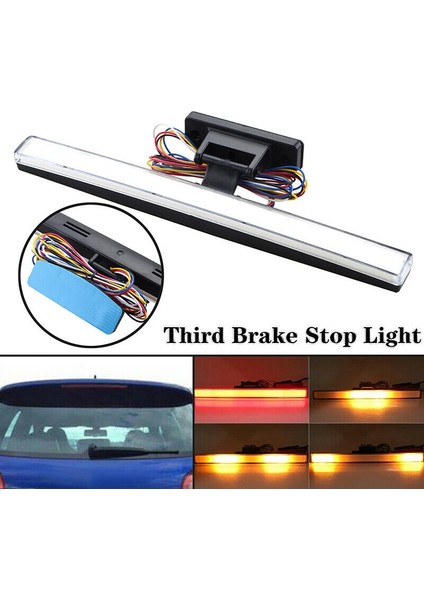 1x Evrensel 3rd Yüksek Fren Lambası 12 V LED Oto Araba Arka Stop Stop Lambaları (Yurt Dışından)
