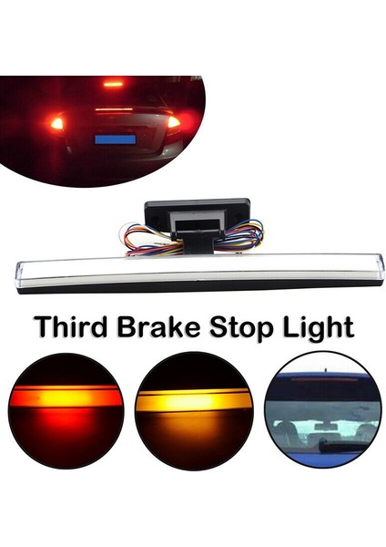 1x Evrensel 3rd Yüksek Fren Lambası 12 V LED Oto Araba Arka Stop Stop Lambaları (Yurt Dışından)