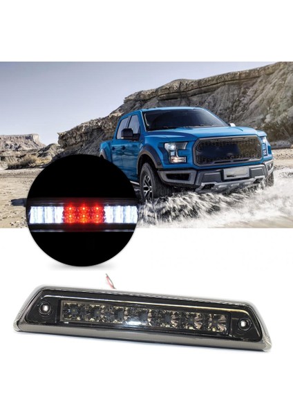 Yüksek Montaj 3rd Fren Lambası Kırmızı/beyaz LED Duman Lens 12 V 2009 2010 2011 2012 2013 2014 AL3Z-13A613-E FO20890104 (Yurt Dışından)