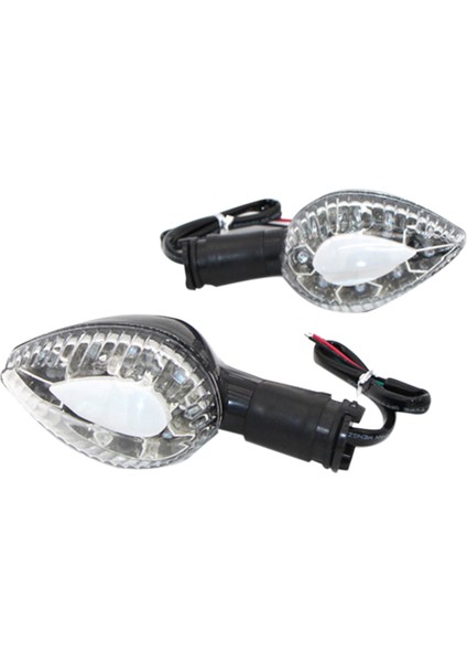 Yönlendirme LED Dönüş Sinyali Gösterge Işığı Motosiklet Flaşör Lambası Yzf R1 R6 R25 R3 XSR900 TDM900 Siyah (Yurt Dışından)