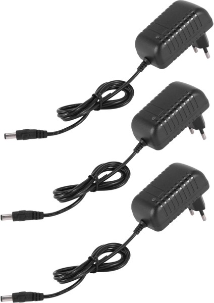 3x Ac 100-240V A Dc 9V 2A Adaptör Dönüştürücü Güç Kaynağı Şarj Cihazı (Ab Fişi) (Yurt Dışından)