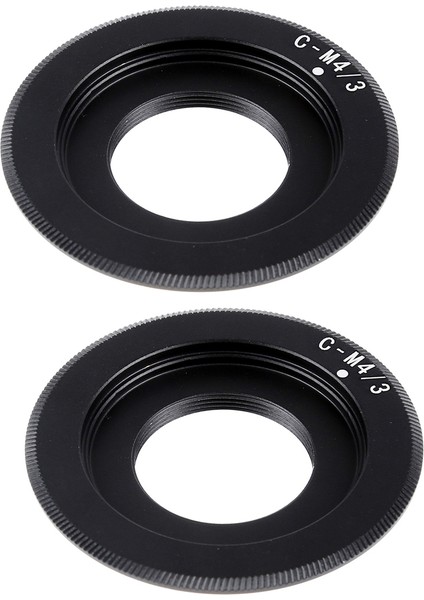 2x C - Montaj Lensi - Micro-Four Thirds (,için) Kamera Gövde Desteği Lens Montaj Adaptörü C - / 3 (Yurt Dışından)