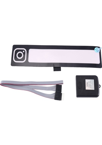 Araba LED Yansıtıcı Çıkartmalar Araba Pencere Etiket Ön Cam Elektrikli Araba Çıkartmaları Glow Panel Dekorasyon Aksesuarları (Yurt Dışından)