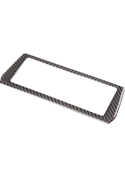 A90 2019-2023 Yumuşak Karbon Fiber Merkezi Kontrol Navigasyon Dekorasyon Çerçeve Etiket Iç Trim (Yurt Dışından)