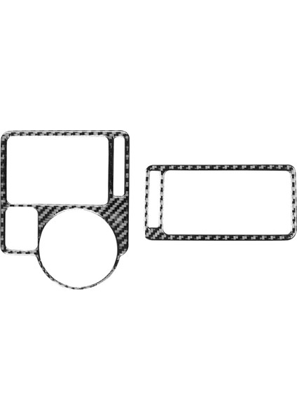 Golf 4 Mk4 1999-2004 Lhd Yumuşak Karbon Fiber Araba Dashboard Yan Klima Çıkış Havalandırma Kapağı Trim Aksesuarları (Yurt Dışından)