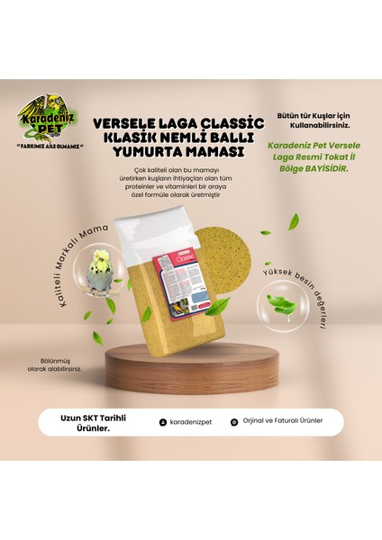 Versele Laga Classic Klasik Nemli Ballı Yumurta Maması 250 gr