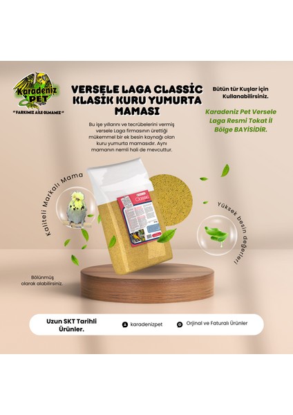 Classic Klasik Kuru Yumurta Maması 500 gr (ÖZEL VAKUMLU AMBALAJ - BÖLÜNMÜŞ ÜRÜN) fiyatları