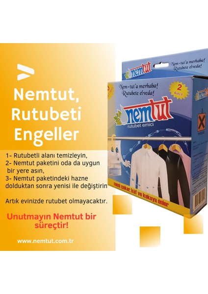 Nem Tutucu Engelleyici Rutubet Giderici Önleyici Korozyon Önleyici Koku Giderici (10 KUTU/20 PAKET)