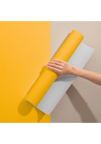 Sarı Renkli Düz Yapışkanlı Folyo, Su Geçirmez, Isıya Dayanıklı, Banyo, Yatak Odası, Mutfak Için Ev Dekoru, Dolap Yapışkanı, Duvar ve Mobilya Kaplama Folyosu, Kendinden Yapışkanlı Folyolar fiyatları