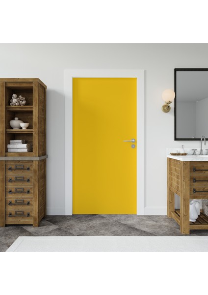 Sarı Renkli Düz Yapışkanlı Folyo, Su Geçirmez, Isıya Dayanıklı, Banyo, Yatak Odası, Mutfak Için Ev Dekoru, Dolap Yapışkanı, Duvar ve Mobilya Kaplama Folyosu, Kendinden Yapışkanlı Folyolar fırsatları