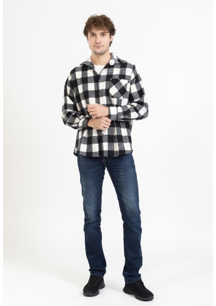 Oduncu Ekose Gömlek 2180 1 Siyah