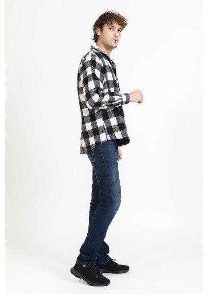 Oduncu Ekose Gömlek 2180 1 Siyah indirimleri