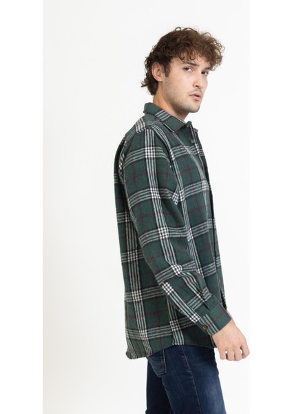 Oduncu Ekose Gömlek 2180 4/yeşil indirimleri