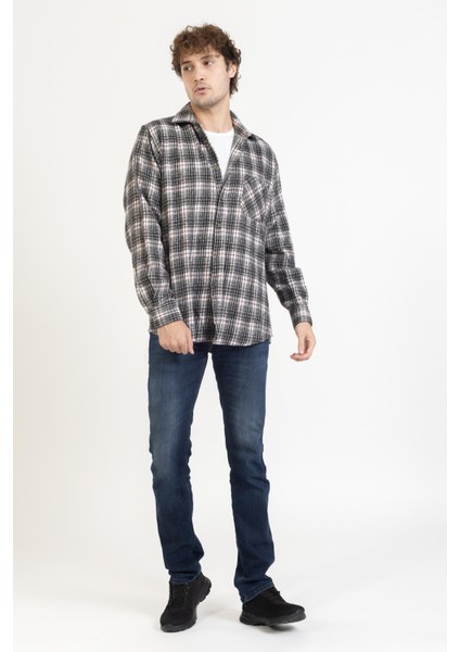 Oduncu Ekose Gömlek 2180 1 Gri fiyatları