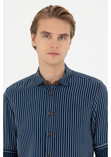 Erkek Koyu Mavi Gömlek Jean 50272607-DN0023 fiyatları