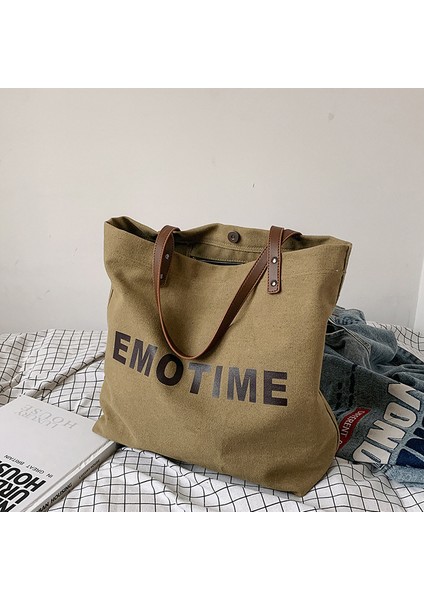 Büyük Kapasiteli Kanvas Çok Yönlü Omuz Çantası (Yurt Dışından) modelleri