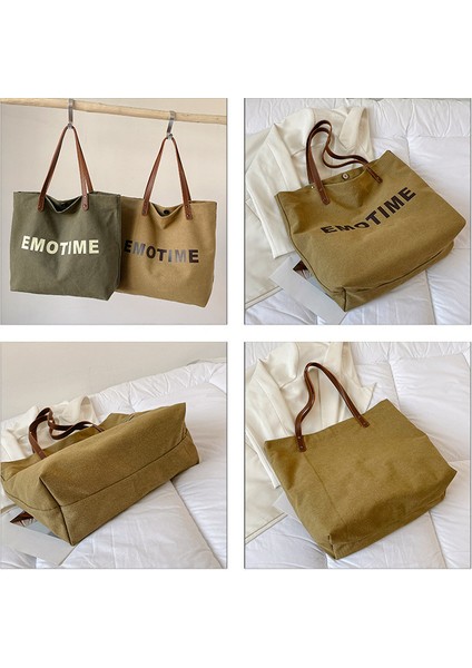 Büyük Kapasiteli Kanvas Çok Yönlü Omuz Çantası (Yurt Dışından) indirimleri