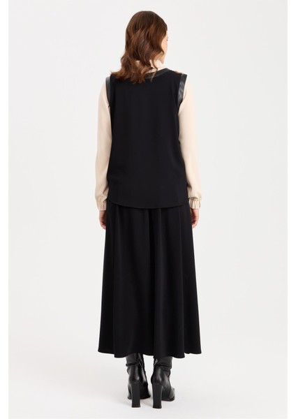 Peluş Süeter Detaylı Tunik Süeter Etekli Kolyeli Takım Taba indirimleri