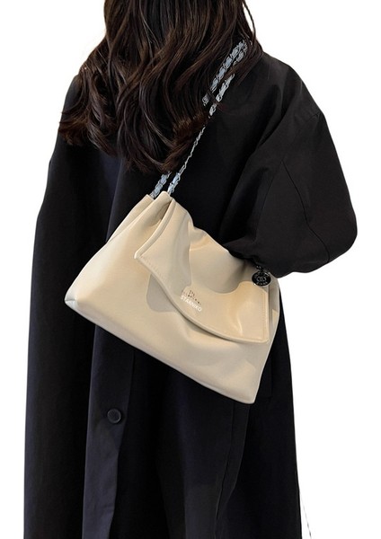 Kadınların Yeni Büyük Kapasiteli Zincir Omuz Çapraz Askılı Çantası (Yurt Dışından)