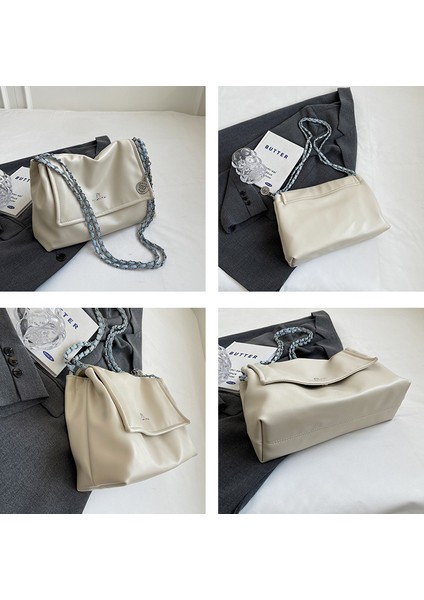 Kadınların Yeni Büyük Kapasiteli Zincir Omuz Çapraz Askılı Çantası (Yurt Dışından) modelleri