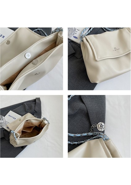 Kadınların Yeni Büyük Kapasiteli Zincir Omuz Çapraz Askılı Çantası (Yurt Dışından) fırsatları