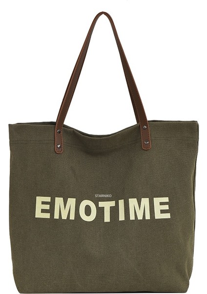 Büyük Kapasiteli Kanvas Çok Yönlü Omuz Çantası (Yurt Dışından)