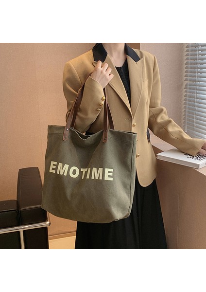 Büyük Kapasiteli Kanvas Çok Yönlü Omuz Çantası (Yurt Dışından) modelleri