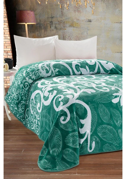 Evlen Home Collection 4 kg Battaniye Supersoft Embos Kalın Yumuşak Peluş Çift Kişilik Yumoş 220X240 cm Elizya