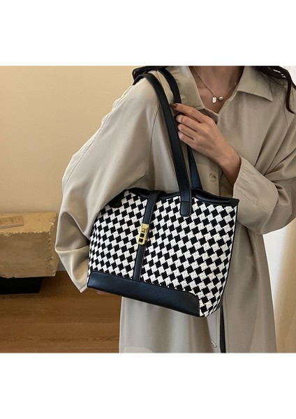 Kadınlar Için Yeni Büyük Kapasiteli Balıksırtı Moda Tek Omuz Crossbody Çanta (Yurt Dışından) fiyatları