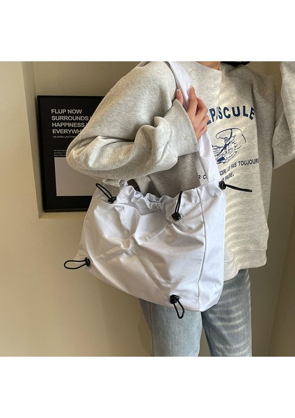 Kadınlar Için Yeni Trendy Retro Kanvas Büyük Kapasiteli Çok Yönlü Omuz Crossbody Çanta (Yurt Dışından) fiyatları