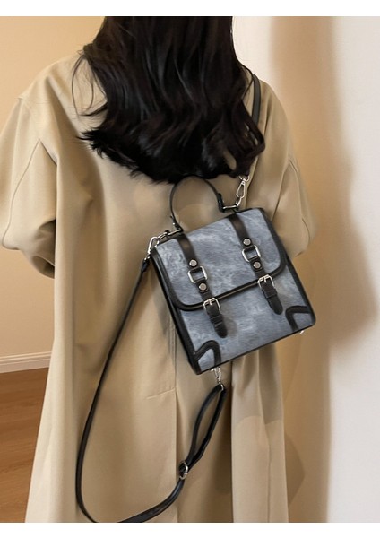 Kadınlar Için Modaya Uygun ve Modaya Uygun Kontrast Renkli Omuz Çapraz Askılı Çanta (Yurt Dışından) fiyatları