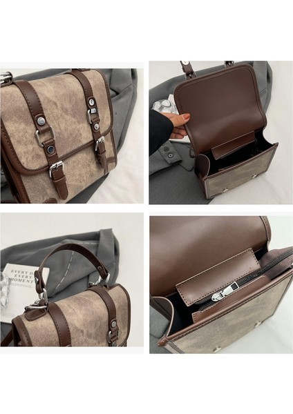 Kadınlar Için Modaya Uygun ve Modaya Uygun Kontrast Renkli Omuz Çapraz Askılı Çanta (Yurt Dışından) fırsatları