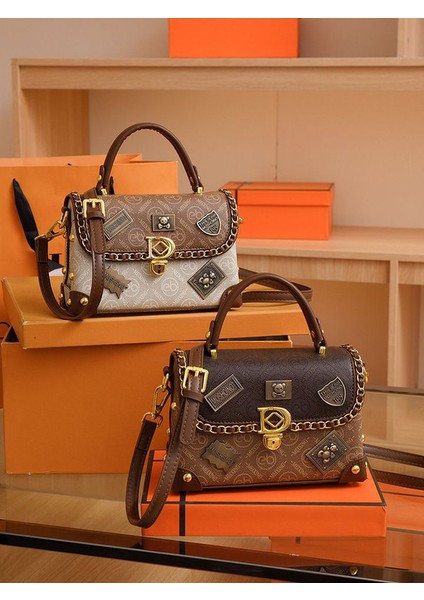 Kadınlar Için Niş Rozetli Retro Omuz Crossbody Çanta (Yurt Dışından) fiyatları