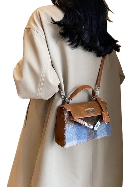 Kadınlar Için Sonbahar ve Kış Yeni Stil Retro Omuz Crossbody Çanta (Yurt Dışından)