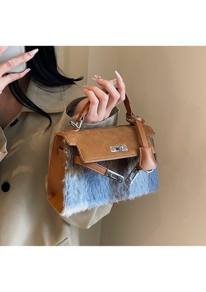 Kadınlar Için Sonbahar ve Kış Yeni Stil Retro Omuz Crossbody Çanta (Yurt Dışından) modelleri