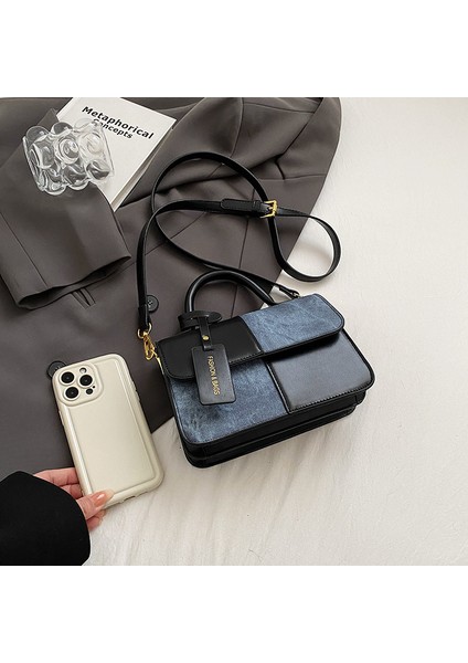 Kadınların Yeni Moda Basit Niş Retro Kontrast Tek Omuzlu Çapraz Askılı Çanta (Yurt Dışından) indirimleri