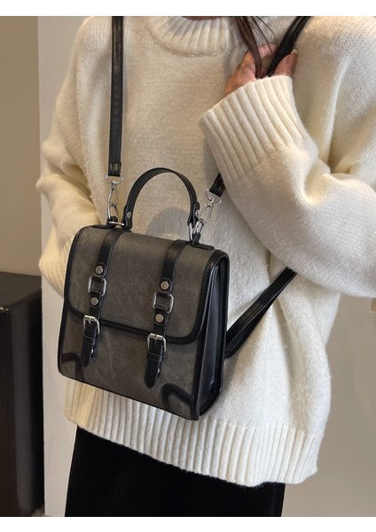 Kadınlar Için Modaya Uygun ve Modaya Uygun Kontrast Renkli Omuz Çapraz Askılı Çanta (Yurt Dışından) fiyatları