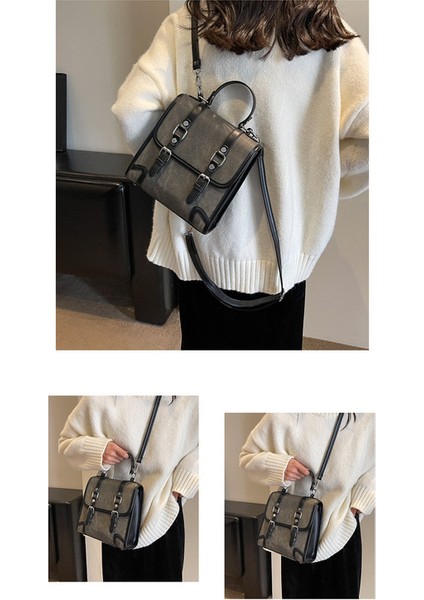 Kadınlar Için Modaya Uygun ve Modaya Uygun Kontrast Renkli Omuz Çapraz Askılı Çanta (Yurt Dışından) modelleri