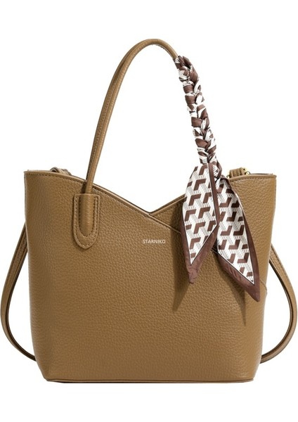 Kadınlar Için Yeni Stil Ipek Eşarp Çok Yönlü Omuz Crossbody Çanta (Yurt Dışından)