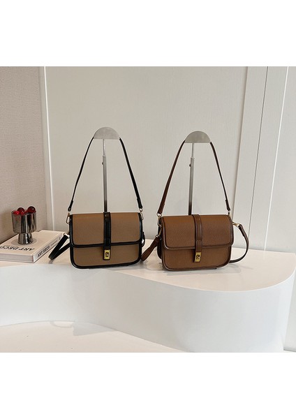Kadınların Yeni Retro Moda Basit Moda Omuz Crossbody Çantası (Yurt Dışından) fiyatları