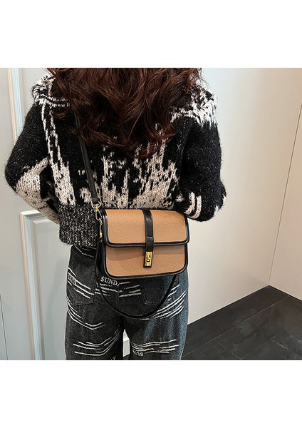 Kadınların Yeni Retro Moda Basit Moda Omuz Crossbody Çantası (Yurt Dışından) fırsatları