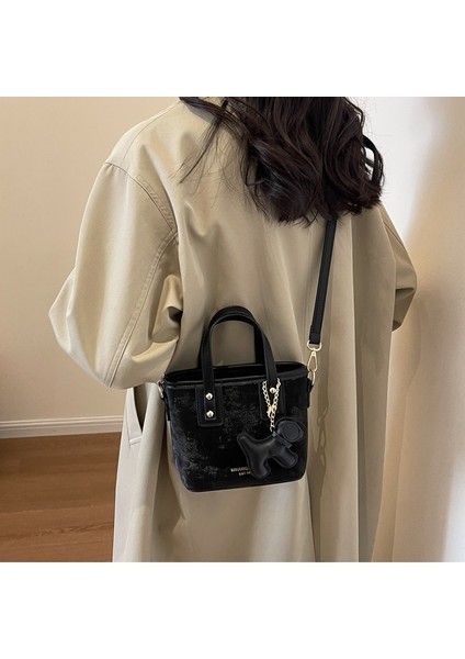 Yeni Kore Tarzı Moda Basit Çok Yönlü Kova Omuz Crossbody Çanta (Yurt Dışından) fiyatları