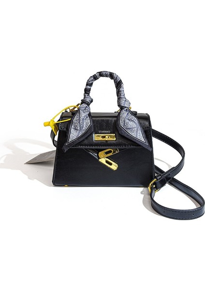 Kadınların Yeni Moda Üst Düzey Stil Ipek Eşarp Omuz Crossbody Çantası (Yurt Dışından)